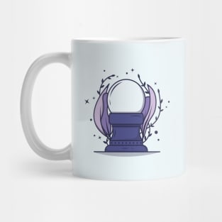 Mysterious and purple crystal ball Mug